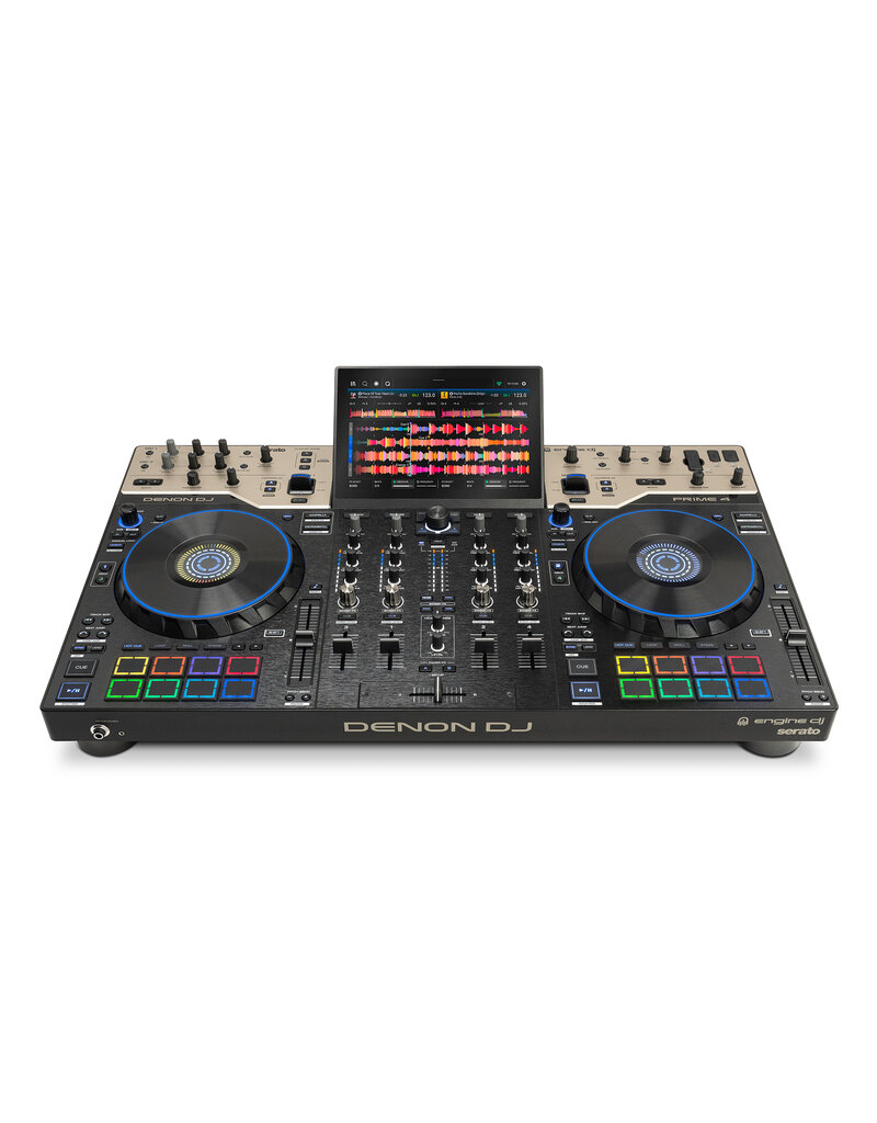 Denon DJ Prime 4 G2 4-Channel Standalone DJ System with Built-In FX, Lighting Output, and Stems (Prime4G2)