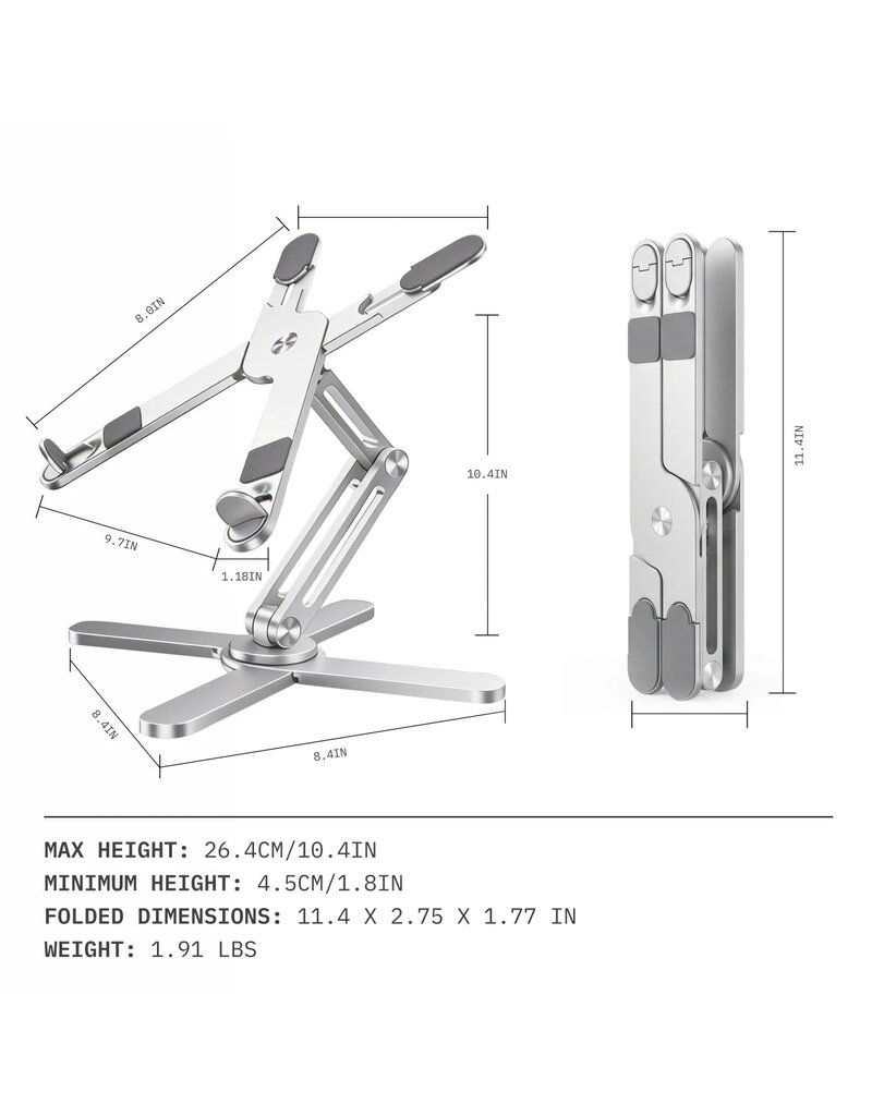 Stxnd STXND Model-X 2.0 360 Rotating Laptop Stand