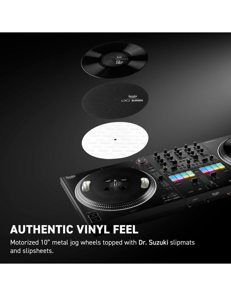 Hercules Hercules DJControl T10: Motorized Performance 2 Channel Controller