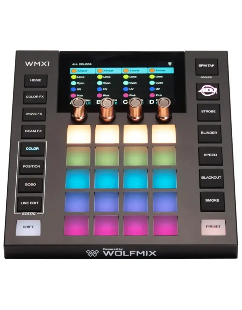 ADJ WMX1 Mk3 Standalone Lighting Control System Powered by Wolfmix (WMX300)