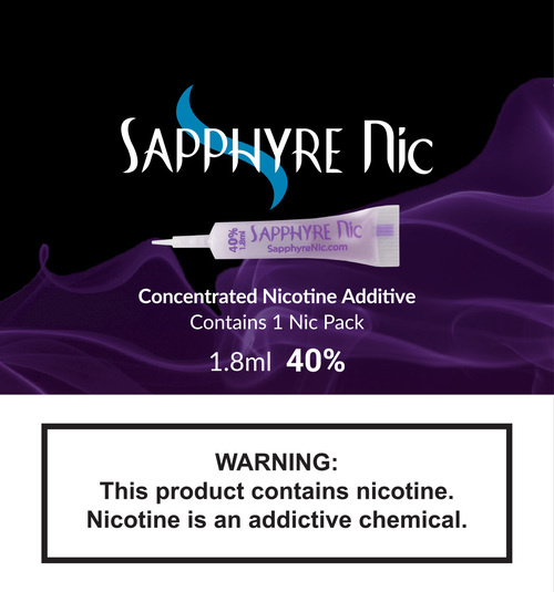 Saphyre Nicotine Sapphyre Nicotine 1.8ml 40% - Purple