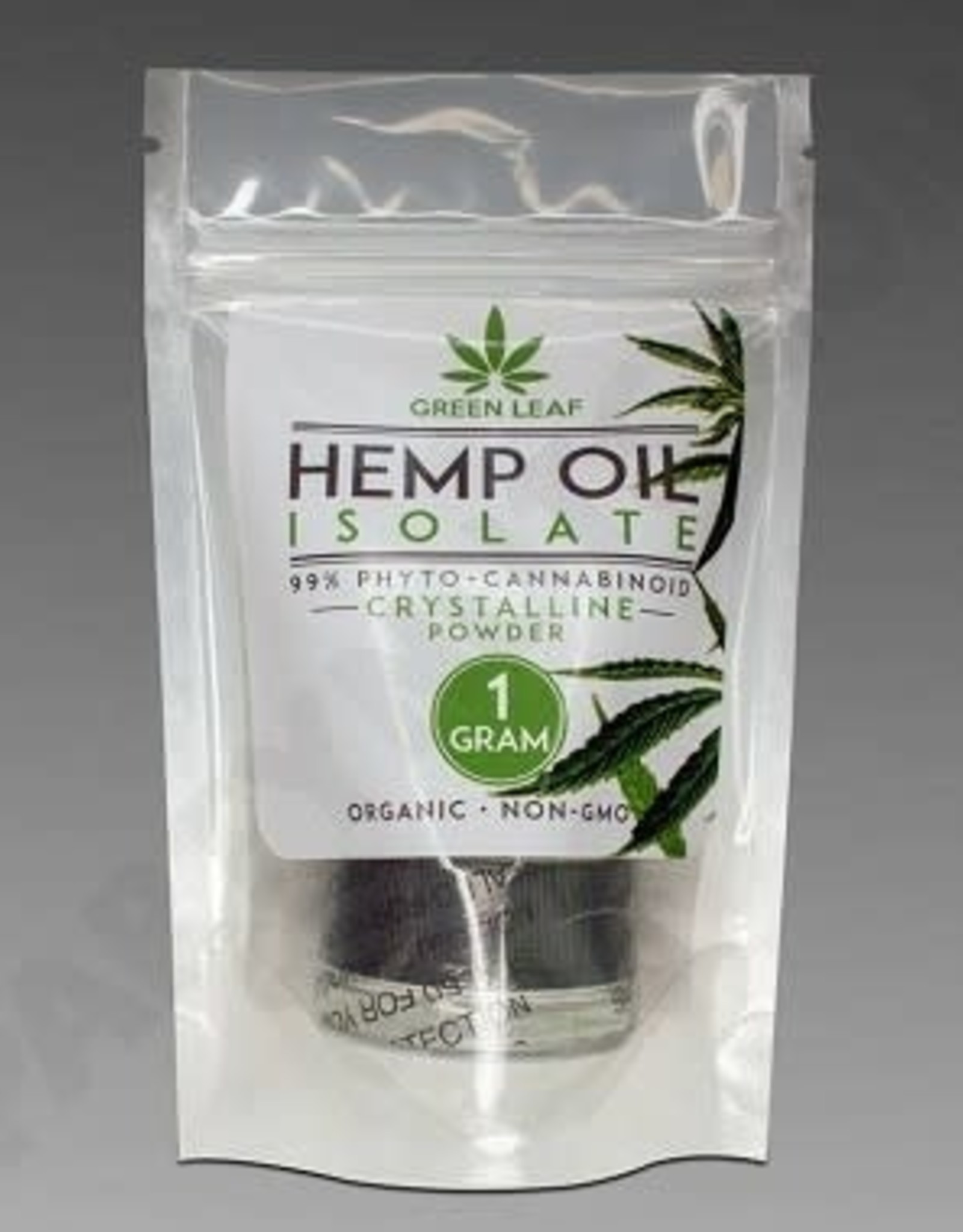 Green Leaf Hemp Extract Oil Isolate Crystalline 1000mg 1gm by Green Leaf