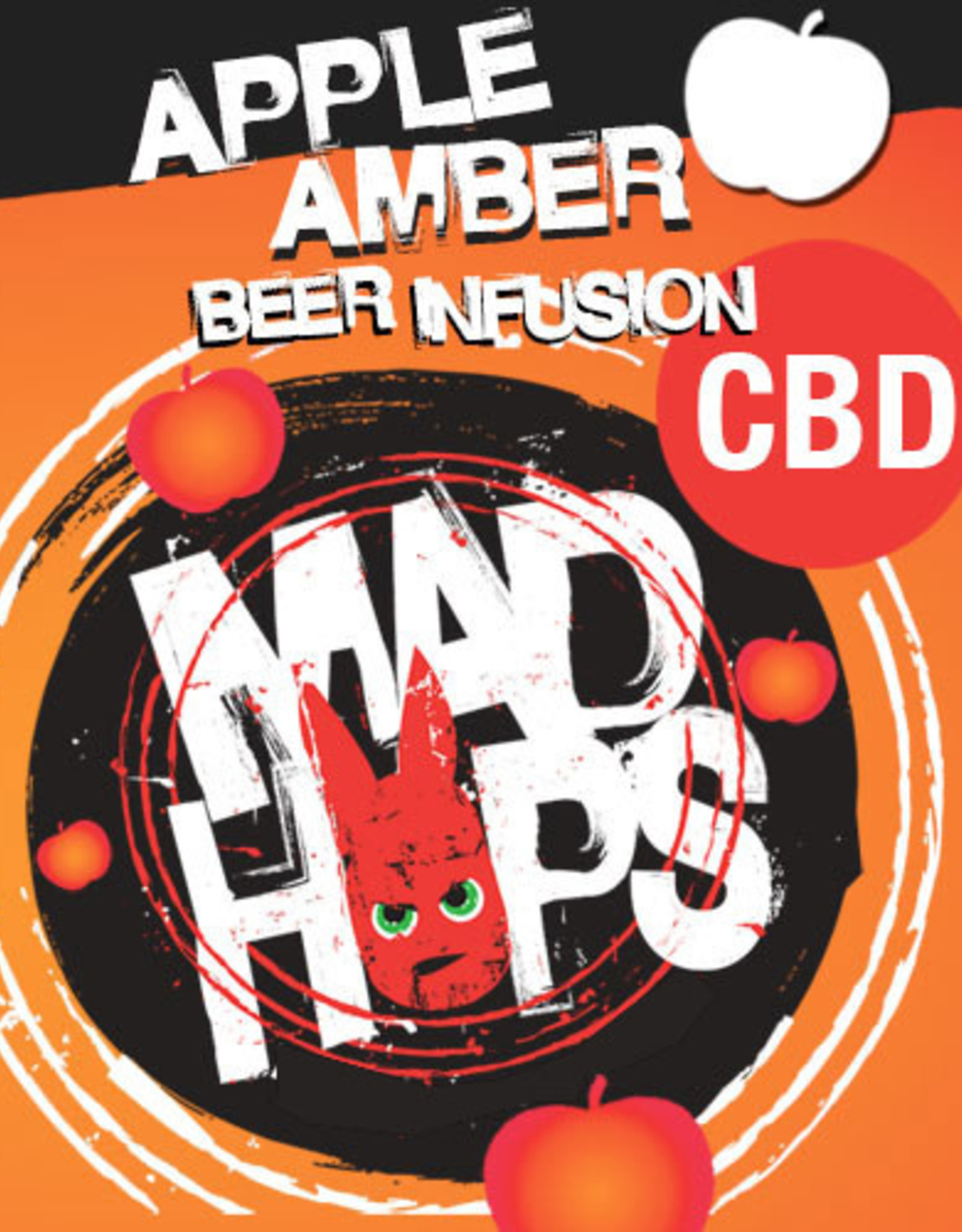 Mad Hops CBD Beer Enhancer Flavoring Apple Amber Ale