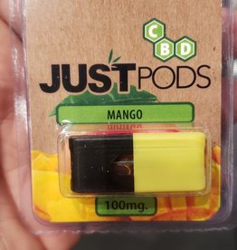 Just CBD Just Pods Juul Compatible 100mg Hemp Pod Mango by Just