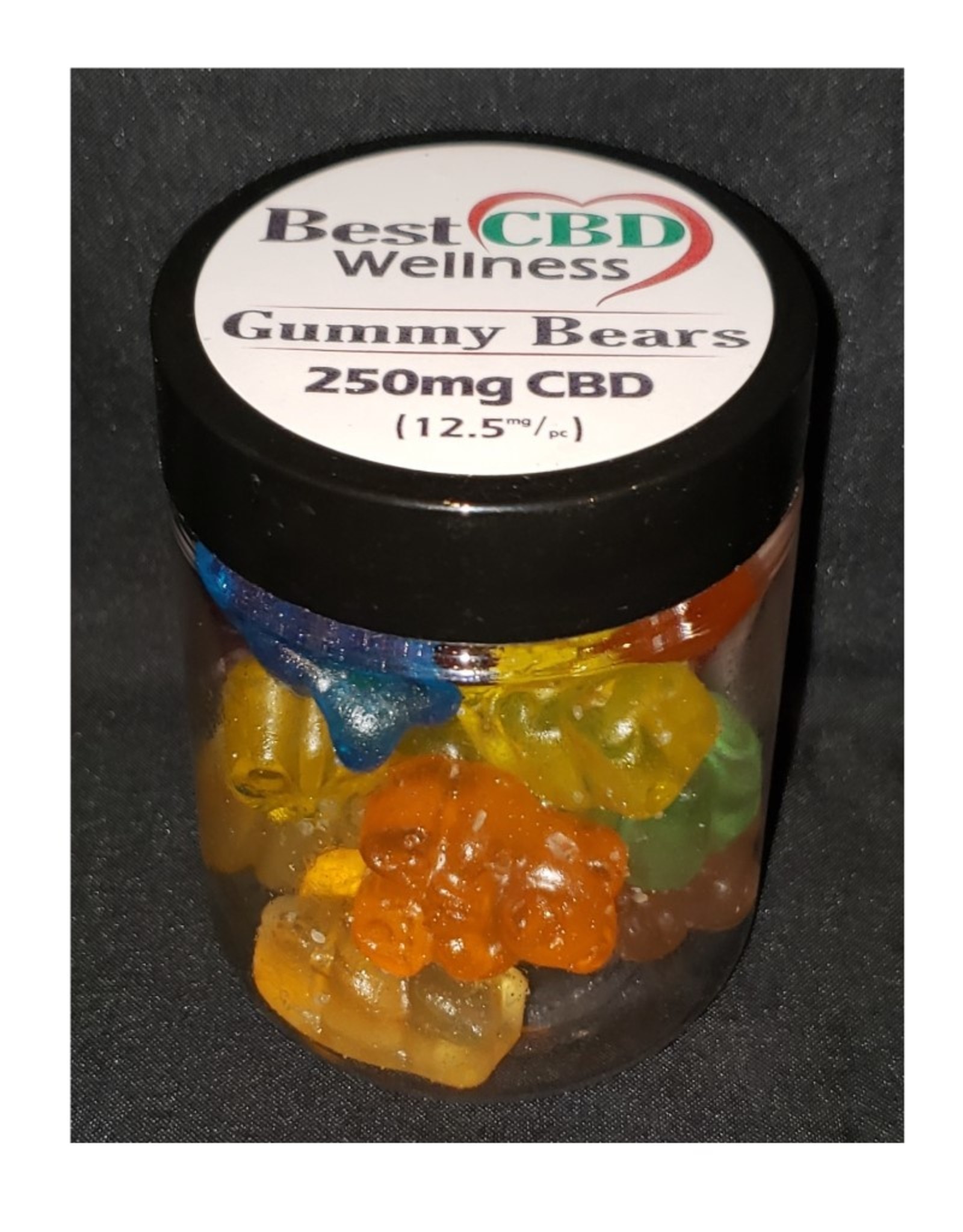 Best CBD Wellness Isolate CBD Gummies 250mg 20 pc/12.5mg ea