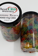 Best CBD Wellness Isolate CBD Gummies 3000mg 240 pc/12.5mg ea