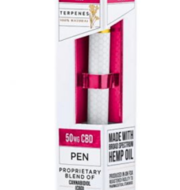 CBD + Terpenes 50mg Disposable Vape Pen, Platinum Rose
