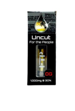 CBD For The People Full Spectrum OG Kush Uncut Wax Cartridge, 300mg,  Indica X1 by For The People