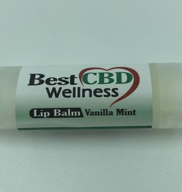 Best CBD Wellness Isolate CBD Vanilla Mint Lip Balm 50mg