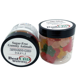 Best CBD Wellness Isolate CBD Sugar Free Gummies 250mg 12.5mg/20pc