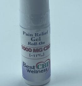 Best CBD Wellness Isolate CBD Roll-On Pain Relief Gel 1000mg 3oz