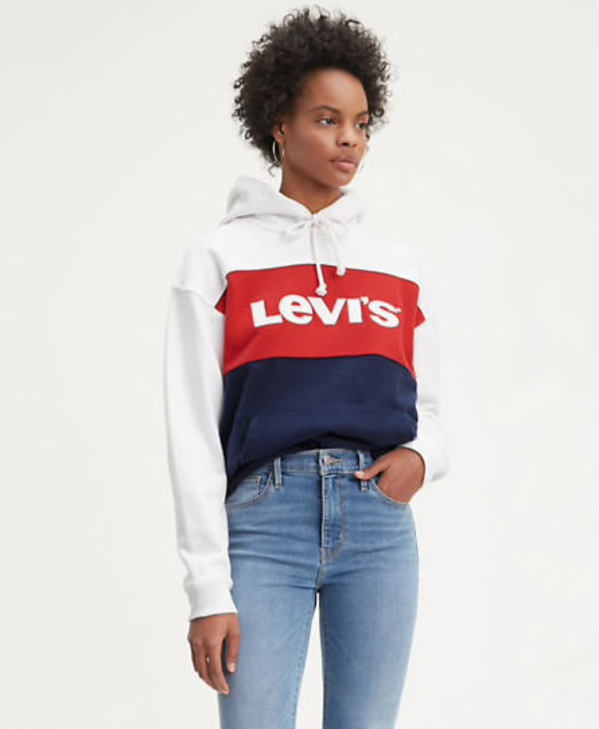 levis hoodies women's