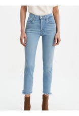 levi's high rise straight crop