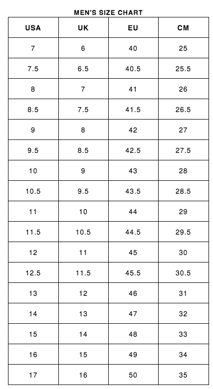 Sorel Men S Size Chart