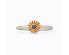 Enamel Sunflower Ring