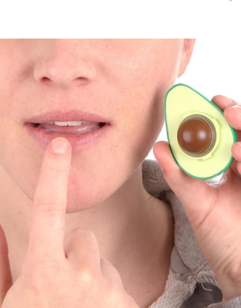 Kikkerland Designs Avocado Lip Balm