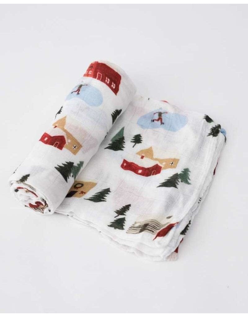 little unicorn deluxe swaddle