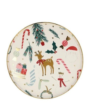 Festive Motif Side Plates