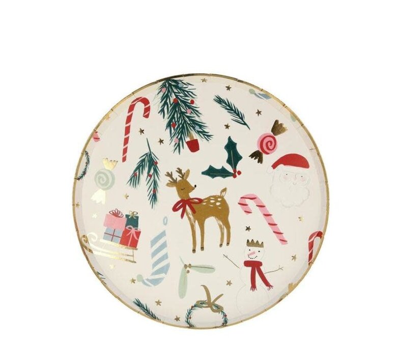 Festive Motif Side Plates