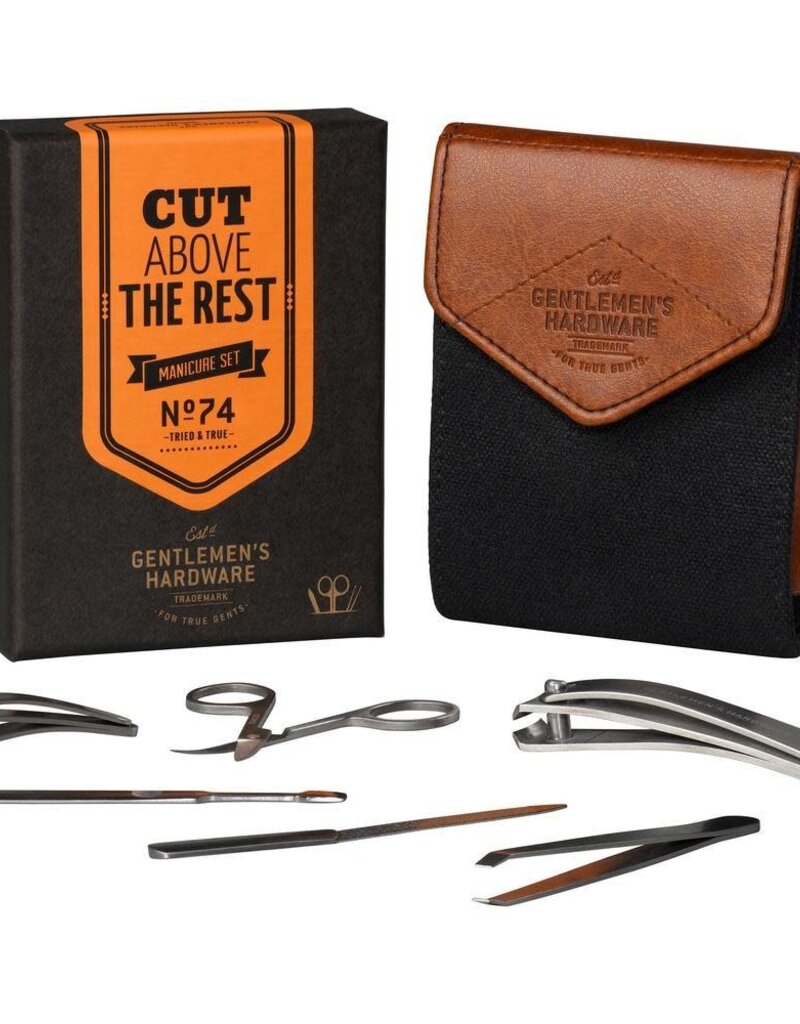 Gentlemen's Hardware Charcoal Manicure Set