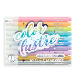 Ooly Color Lustre Metallic Brush Markers