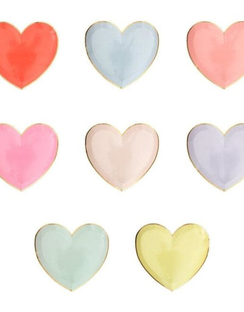 Meri Meri Party Palette Heart Plates