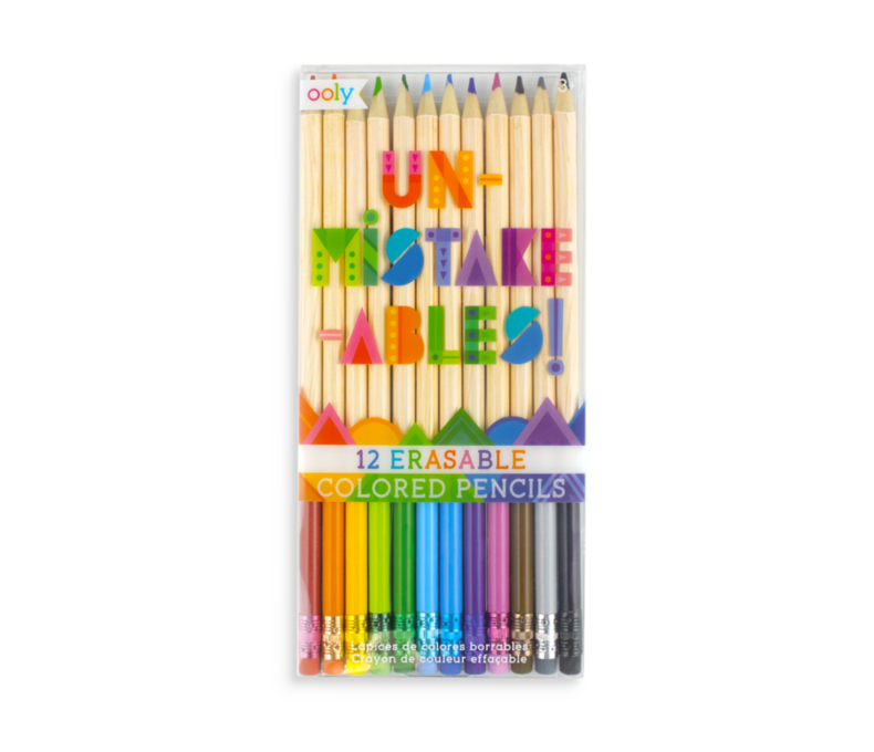 Unmistakeables Erasable Coloured Pencils