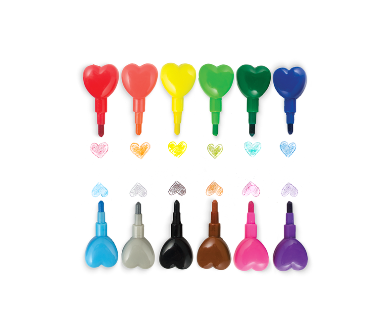 Heart To Heart Stacking Crayons