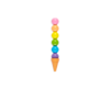 Rainbow Scoops Stacking Crayons