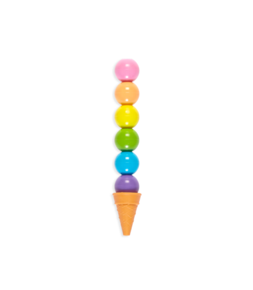 Rainbow Scoops Stacking Crayons