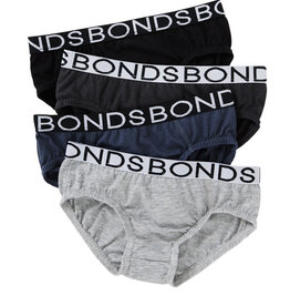 Bonds Boys Brief 4pk