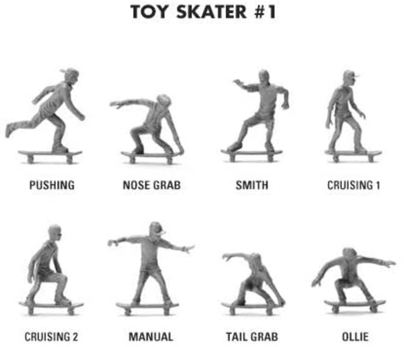 Toy Skate Boarders