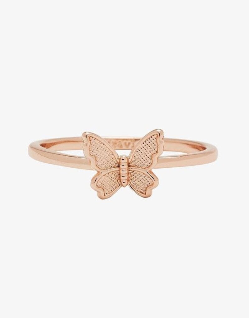 Pura Vida Bracelets Butterfly In Flight Ring