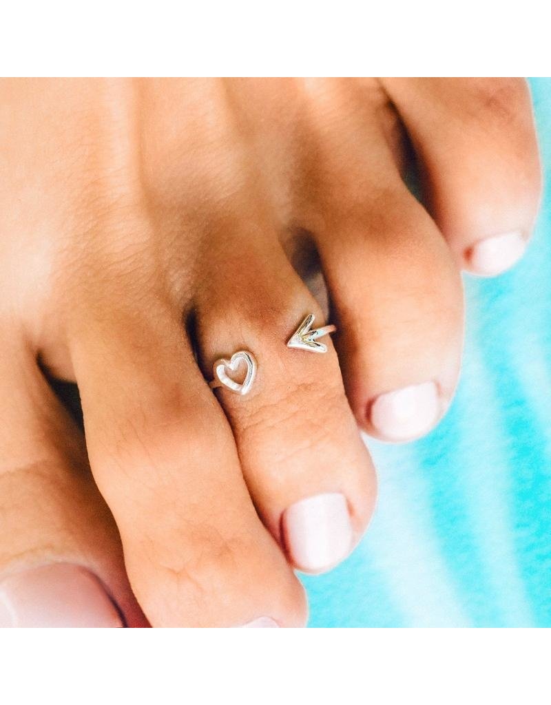 Heart & Arrow Toe Ring - The Circle & The Circle Kids