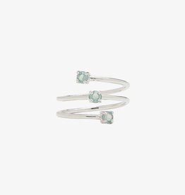 Pura Vida Bracelets Triple Opal Wrap Toe Ring