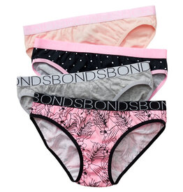 Bonds Girls Underwear Briefs Shorties White Everyday Kids Undies