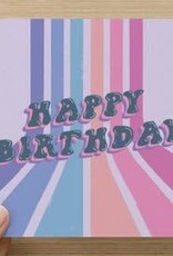 The Circle Happy Birthday Card - jellybean