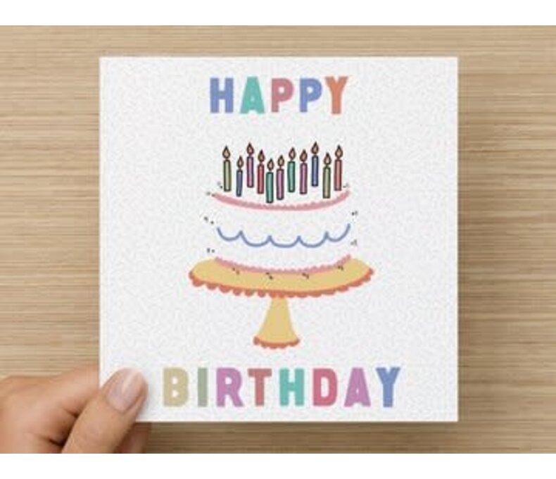 Happy Birthday Card - Join The Dots