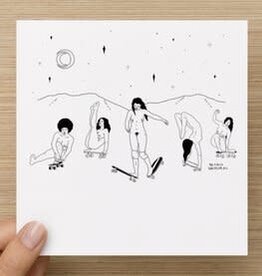 The Circle Naked Skater ladies card