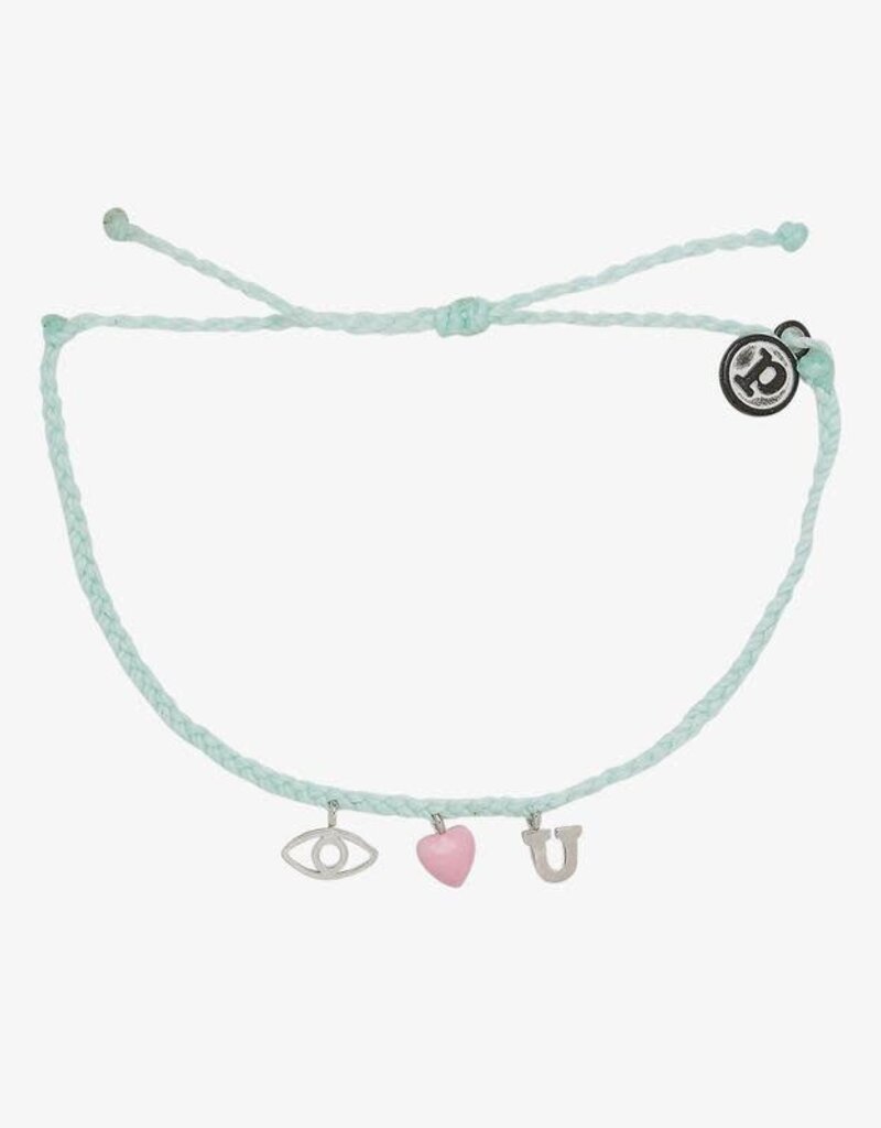 Pura Vida Bracelets Eye Love You Charm Bracelet