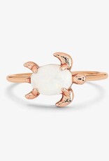 Pura Vida Bracelets Opal Sea Turtle Ring