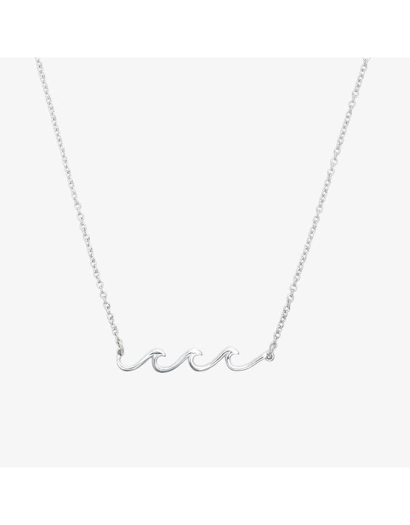 Pura Vida Delicate Wave Necklace - The 