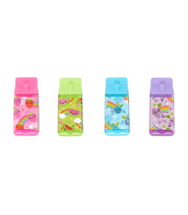 Lil' Juicy Box Scented Eraser + Sharpener