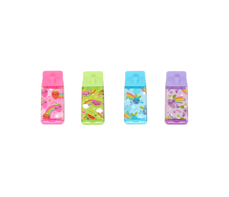 Lil' Juicy Box Scented Eraser + Sharpener