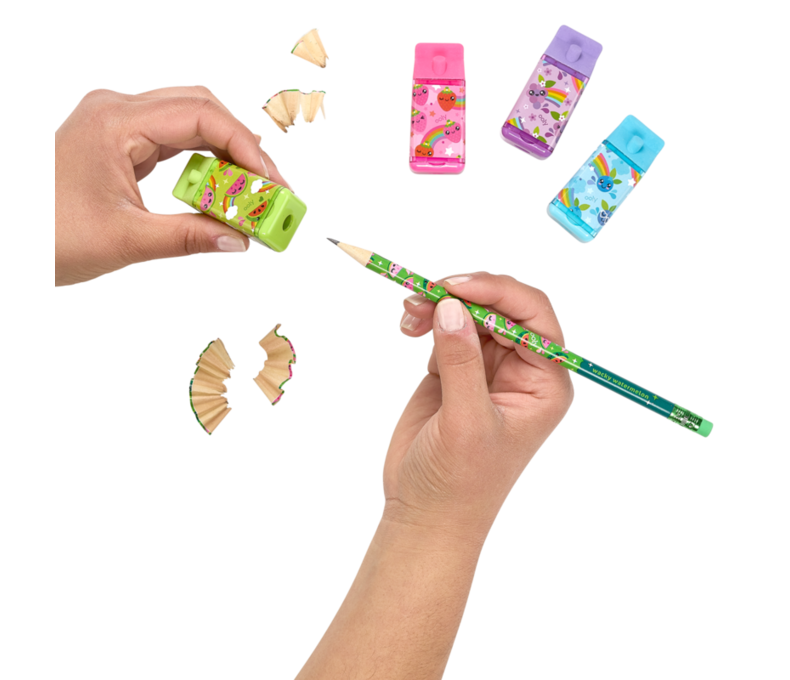 Lil' Juicy Box Scented Eraser + Sharpener