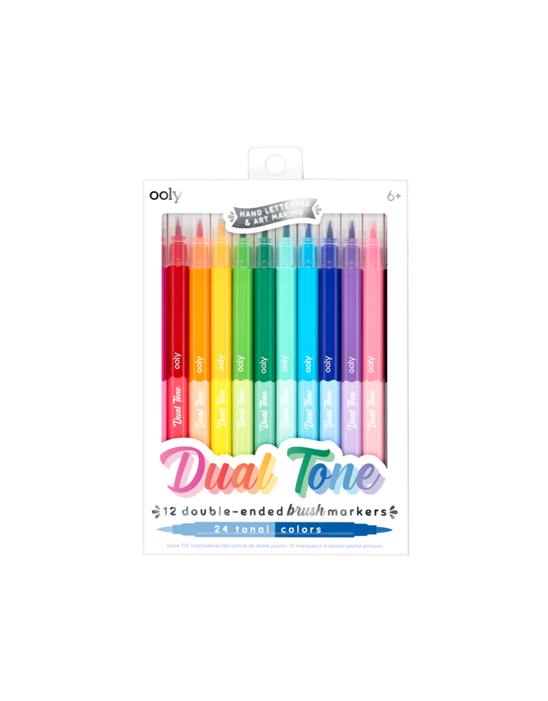 Ooly Dual Tone Double Ended Brush Marker