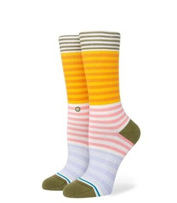 Sunshine Stripe Crew Socks
