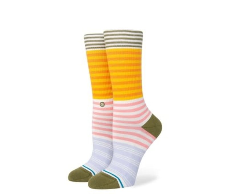 Sunshine Stripe Crew Socks
