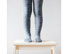 Kids Merino Wool Flat Knit Plain Tights