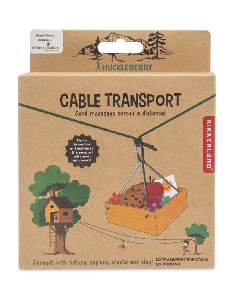 Kikkerland Designs Huckleberry Cable Transport